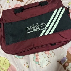 adidas スクールバッグ　平成　レトロ