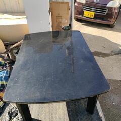 ニトリこたつ天板黒の画像