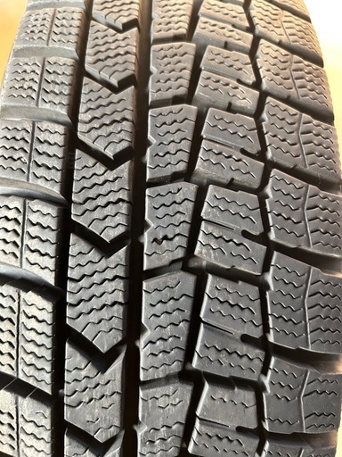 ダンロップ スタッドレス WINTERMAXX WM02 バリ山 165/65R14 21年製4本