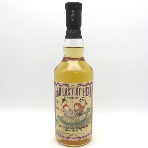 ウイスキー FAR EAST OF PEAT No.5 三郎丸蒸留所 ファーイーストオブピート ブレンデッドモルト 若鶴酒造 富山県 北陸のウイスキー 700ml 50% 未開栓 店頭引取りのみ 福井やしろ店 【セレブール福井やしろ店】