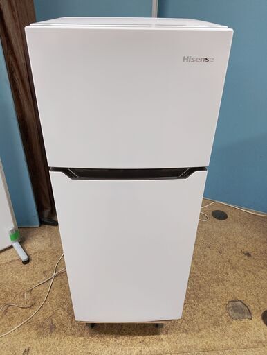 Hisense 2ドア冷凍冷蔵庫 120L 2019年製 HR-B12C 大容量 シンプル