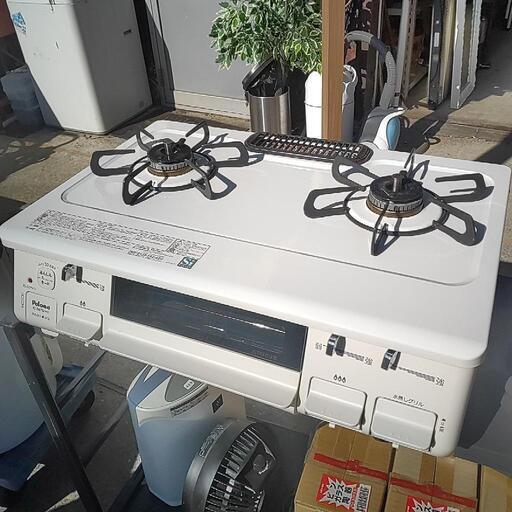 USED【Paloma】都市ガス用ガスコンロ　ホワイト　2018年製品