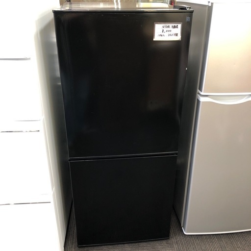 ☆ジモティ割あり☆ ニトリ 冷蔵庫 NTR-106BK 106L 年式2021 動作確認