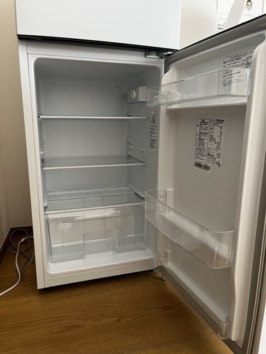 　2019年製　ハイセンス 冷蔵庫　一人暮らし ハイセンスジャパン、一人暮らし向けにちょうど良い容量の 冷凍冷蔵庫2 