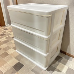 3段引き出し　衣装ケース　