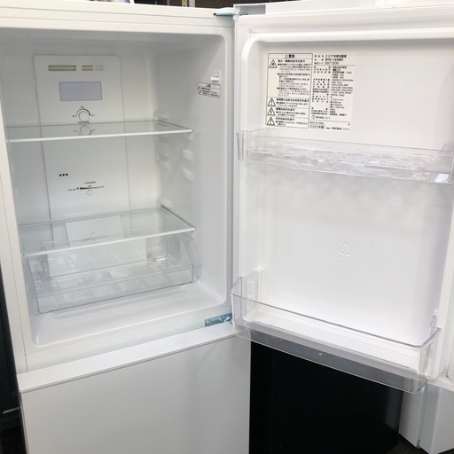 中古品】NITORI ニトリ2ドア冷凍冷蔵庫 NTR-140WH 2023年製 140L ホワイト