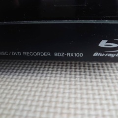 ソニー　ブルーレイレコーダー　型番BDZ-RX100