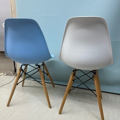 ⑤イス　1脚 水色の画像