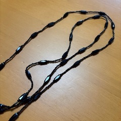 ネックレス  黒 アンティーク ❸の画像