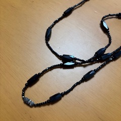 ネックレス  黒 アンティーク ❸の画像