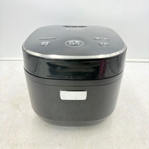 【❗️✨売り切れ必至✨❗️】おしゃれなブラックデザインSHARP 炊飯器 KS-CF05C-B 動作確認済み❗️