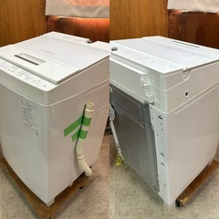 (受け渡し予定者あり)東芝 9kg 洗濯機 ウルトラファインバブル 2022年製の画像