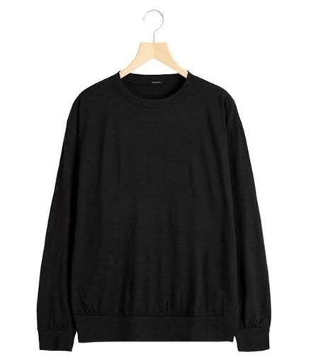 23aw comoli ウール天竺長袖クルー
