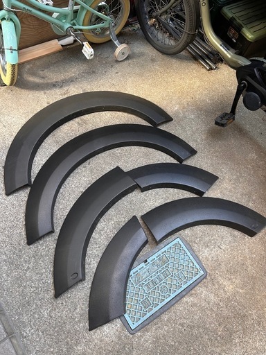 デリカd5   ジャオス　オーバーフェンダー9ミリ