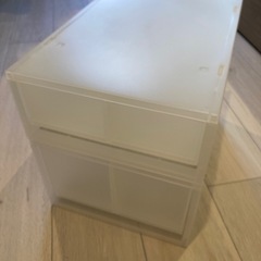 【取引先決定】【無印良品】ポリプロピレン　小物収納ケース　引出２個(浅型、深型セット)の画像
