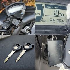 【普通免許仕様もOK】トリシティ155ABS ETC付 SG37J最終のブルーグレー USB電源 走行2.6万km台★TRIX★の画像