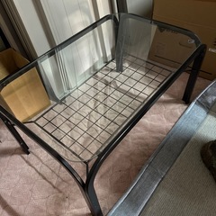 ガラステーブル小
