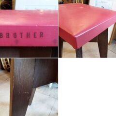 古いミシン椅子 BROTHER スツール ヴィンテージ 昭和レトロ チェア いす イス ブラザー　/TJ-2337 2F南の画像