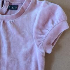 EAST BOY 90cm　ピンク フリル付きトップスの画像