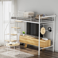 階段付きロフトベッドの画像