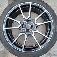 195/45R17　トヨタGsアルミ　タイヤ4本セット　No.132の画像