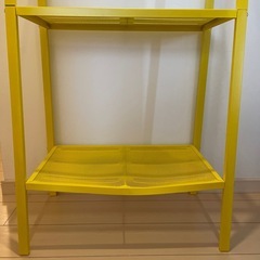 IKEA ラック　イエローの画像