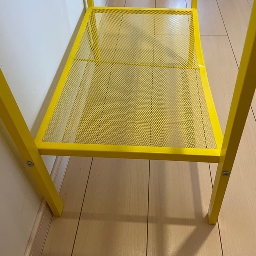 IKEA ラックイエロー (パイナップル) 住之江公園の収納家具《スチール