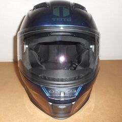 TEITO FF922　オーロラパープル バイク フルフェイスヘルメット　Lサイズの画像