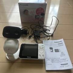 Panasonic ベビーモニター ホワイト KX-HC705-W [無線 /暗視対応]ほぼ新品 (にこちゃん) 浦添のビデオカメラ、ムービーカメラの 中古あげます・譲ります｜ジモティーで不用品の処分