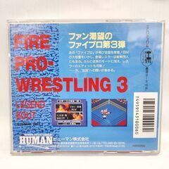 動作未確認 当時物 PCエンジン ファイヤープロレスリング3 レジェンドバウト HuCARD ゲームソフト HE-SYSTEM 札幌市 平岸店の画像