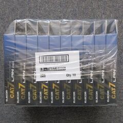 10個セット ELECOM　LANケーブル CAT7　0.5ｍ ...
