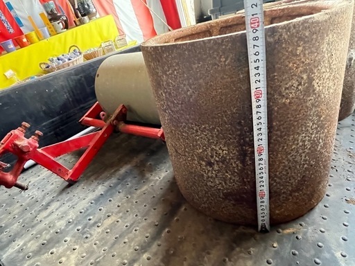 鎮圧ローラー ジョーニシ SRD-40N　麦踏みローラー　鎮圧ローラー　管理機　テーラー耕運機　3点セット　アタッチメント付