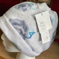 ケア帽子　ケアキャップ　脱毛ケア用　綿素材の深めキャップ　新品　未使用　脱毛でお困りの方　石川県内方へ　の画像