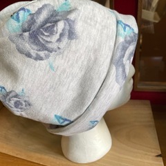 ケア帽子　ケアキャップ　脱毛ケア用　綿素材の深めキャップ　新品　未使用　脱毛でお困りの方　石川県内方へ　の画像