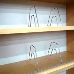 書棚 本棚 スライド棚付き 大型　高さ 約195cm 横幅 約85cm 中古 木目 苫小牧西店の画像