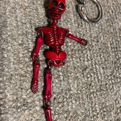 昭和レトロ　ガイコツキーホルダー　2種の画像