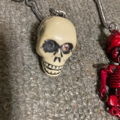 昭和レトロ　ガイコツキーホルダー　2種の画像