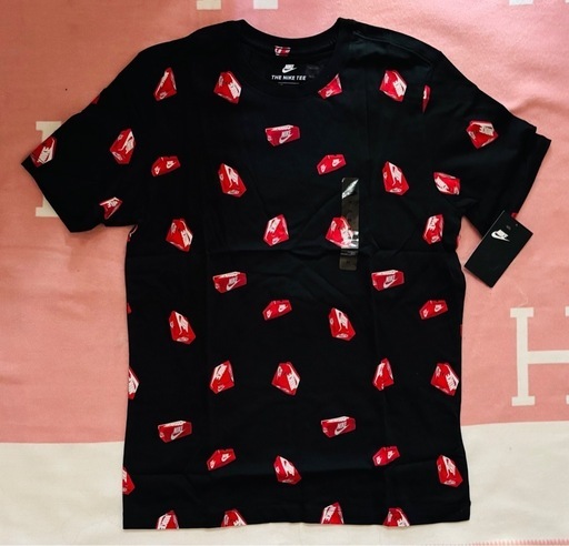 NIKE シューズケース　総柄　Tシャツ