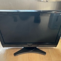 シャープ 20型 テレビの画像