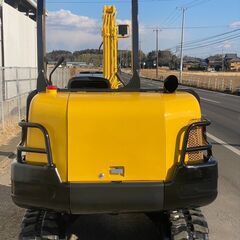 【W-0034】ヤンマー　B27-2A　ミニ油圧ショベル　ユンボ　バックホー　3tクラス　倍速　全塗装済みの画像