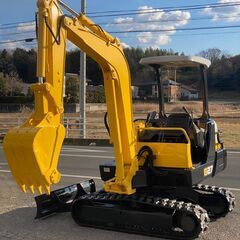 【W-0034】ヤンマー　B27-2A　ミニ油圧ショベル　ユンボ　バックホー　3tクラス　倍速　全塗装済みの画像