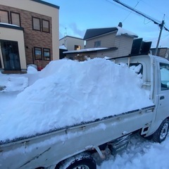 軽トラ　排雪　24時間　叩いて入れます◎