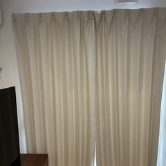 カーテン　100×210　遮光2級　遮熱・防火　ニトリ　レースカ...