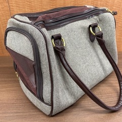 【塩尻市引き取り限定】猫　犬　ペットキャリー　40×25×28(cm)の画像