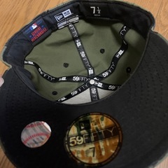 迷彩ニューエラキャップ　59FIFTY ヤンキースの画像