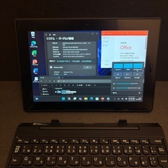 Lenovo 2in1 sim windows11 タブレット officeの画像