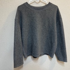 「ZARA」　グレー セーター