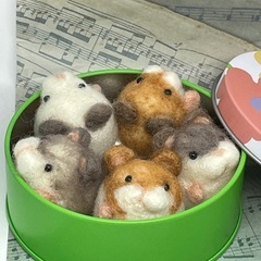 ミニハムスターさん5匹セット