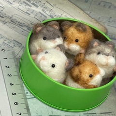 ミニハムスターさん5匹セットの画像