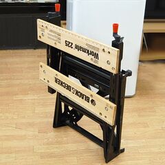 BLACK&DECKER 作業台 Workmate225 ワークテーブル 折りたたみ ペグ欠品 折り畳み 折畳み DIY作業 札幌市 清田区 平岡の画像